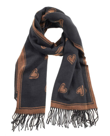 Verde Γυναικείο Κασκόλ 06-1155 Μαύρο