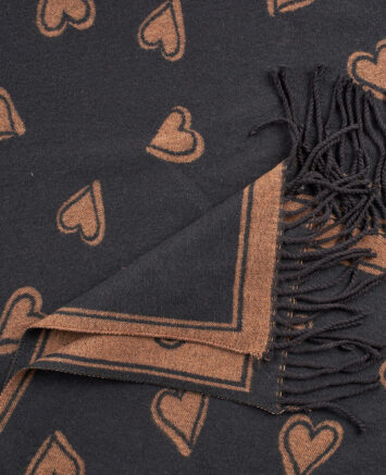 Verde Γυναικείο Κασκόλ 06-1155 Μαύρο