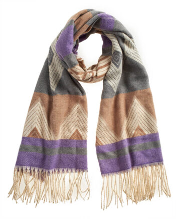 Verde Γυναικείο Κασκόλ 06-1156 Μωβ