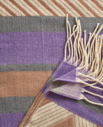 Verde Γυναικείο Κασκόλ 06-1156 Μωβ