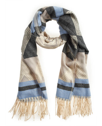 Verde Γυναικείο Κασκόλ 06-1156 Μπλε