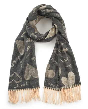 Verde Γυναικείο Κασκόλ 06-1170 Μαύρο