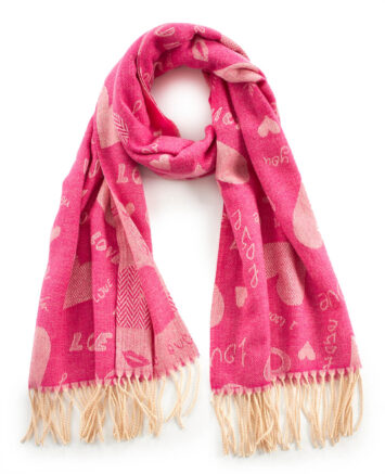 Verde Γυναικείο Κασκόλ 06-1170 Φούξια