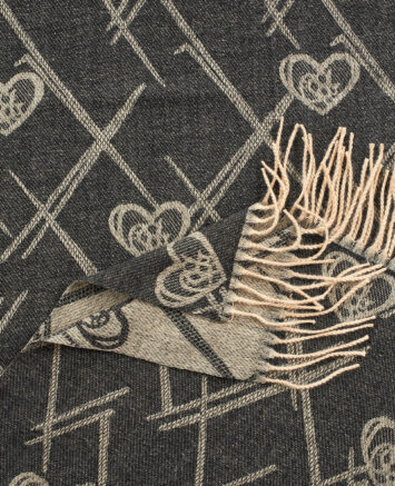 Verde Γυναικείο Κασκόλ 06-1171 Μαύρο