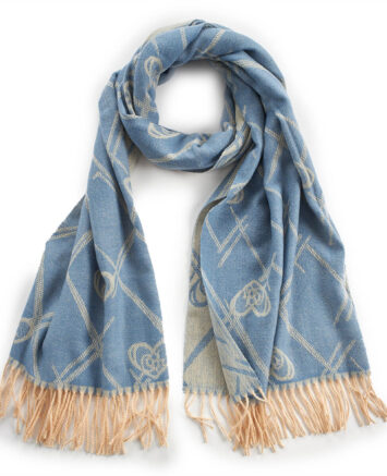 Verde Γυναικείο Κασκόλ 06-1171 Μπλε