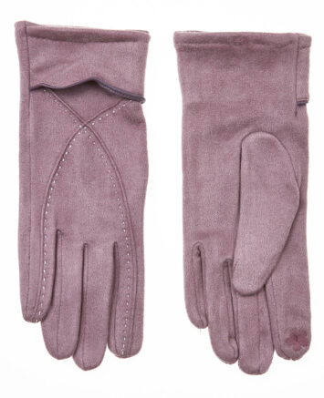 Verde Γυναικεία Γάντια 02-0745 Λιλά Χωρίς κατηγορία
