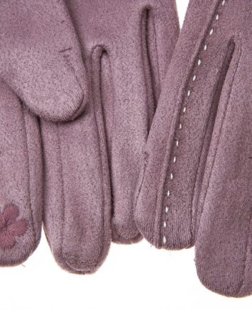 Verde Γυναικεία Γάντια 02-0745 Λιλά