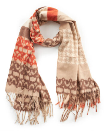 Verde Γυναικείο Κασκόλ 06-1186 Μπεζ