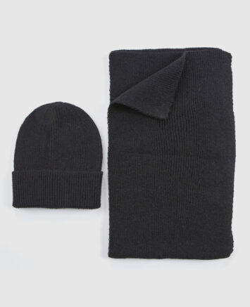 VERDE ΣΕΤ ΚΑΣΚΟΛ ΣΚΟΥΦΟΣ 06-0001288 ΜΑΥΡΟ