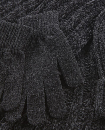 VERDE ΣΕΤ ΚΑΣΚΟΛ ΣΚΟΥΦΟΣ ΓΑΝΤΙΑ 06-0001290 ΜΑΥΡΟ