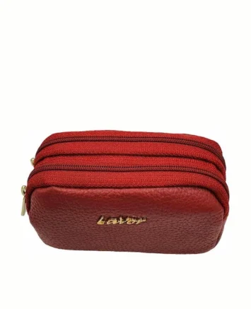 LAVOR ΔΕΡΜΑΤΙΝΟ ΠΟΡΤΟΦΟΛΙ ΜΙΚΡΟ 1-5990 ΚΟΚΚΙΝΟ