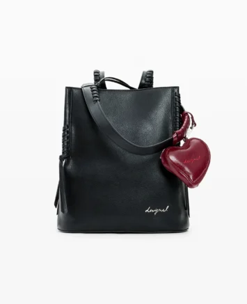 DESIGUAL ΣΑΚΙΔΙΟ ΠΛΑΤΗΣ 26SAKP21 ΜΑΥΡΟ Γυναικείες τσάντες