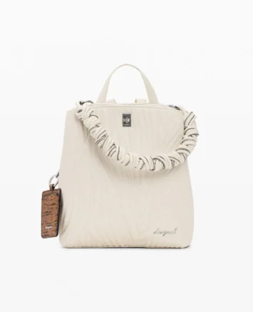 DESIGUAL ΣΑΚΙΔΙΟ ΠΛΑΤΗΣ 26SAKP41/1008 ΕΚΡΟΥ Γυναικείες τσάντες