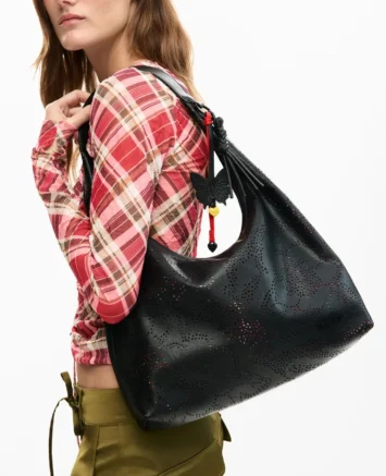 DESIGUAL ΤΣΑΝΤΑ ΩΜΟΥ 26SAXP60/2000 ΜΑΥΡΟ