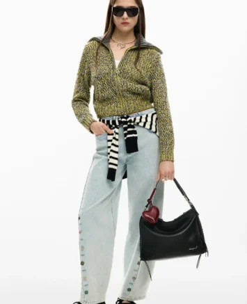 DESIGUAL ΤΣΑΝΤΑ ΩΜΟΥ 26SAXP93/2000 ΜΑΥΡΗ