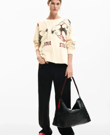 DESIGUAL ΤΣΑΝΤΑ ΩΜΟΥ 26SAXPBE/2000 ΜΑΥΡΗ