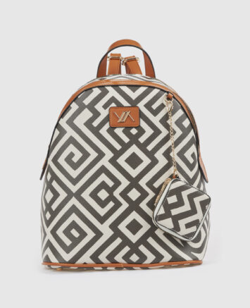 VERDE Γυναικείο Σακίδιο Πλάτης 16-0008443  ΠΟΛΥΧΡΩΜΟ