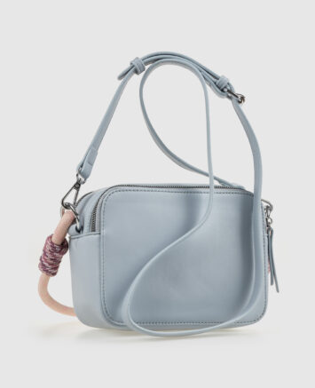 Verde Γυναικεία Τσάντα Χιαστί 16-0008329 Μπλε