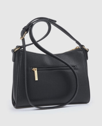 Verde Γυναικεία Τσάντα Χιαστί 16-0008455 Μαύρο