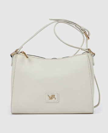 Verde Γυναικεία Τσάντα Χιαστί 16-0008455 Εκρού Γυναικείες τσάντες