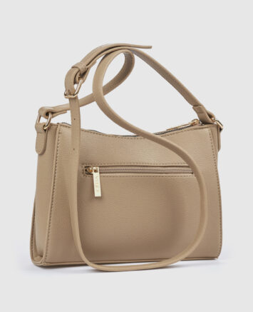 Verde Γυναικεία Τσάντα Χιαστί 16-0008455 Μπεζ