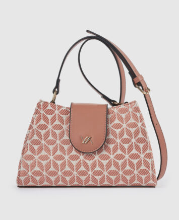 Verde Γυναικεία Τσάντα Χιαστί 16-0008460 Ροδακινι Γυναικείες τσάντες