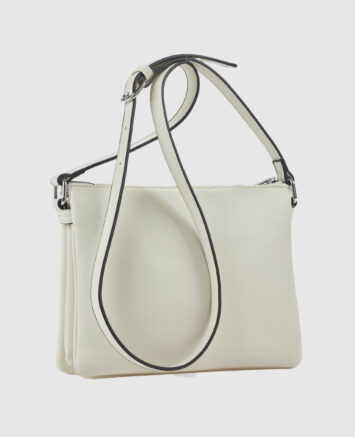 Verde Γυναικεία Τσάντα Χιαστί 16-0008498 Άσπρο