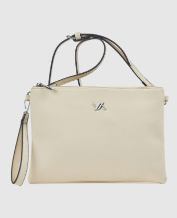 Verde Γυναικεία Τσάντα Χειρός/Χιαστί 16-0008503 Εκρού