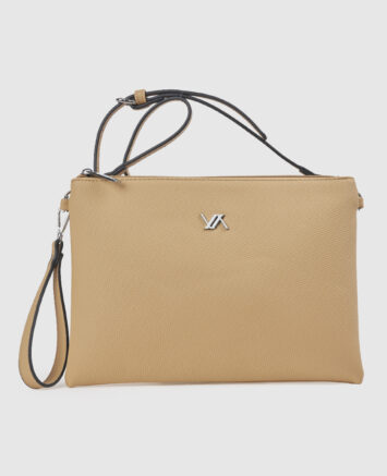 Verde Γυναικεία Τσάντα Χιαστί/χειρός 16-0008503 Μπεζ