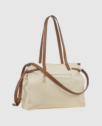 Verde Γυναικεία Τσάντα Ώμου 16-0008400 Εκρού