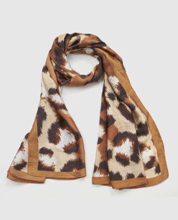 Verde Γυναικεία Εσάρπα 03-0002538 ANIMAL PRINT Αξεσουάρ Μόδας