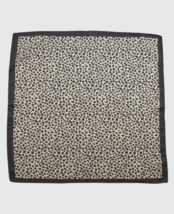 Verde Γυναικεία Εσάρπα 03-0002561  ANIMAL PRINT ΜΑΥΡΟ Αξεσουάρ Μόδας