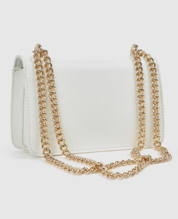 Verde Γυναικεία Τσάντα Ώμου 16-0008532 Άσπρο