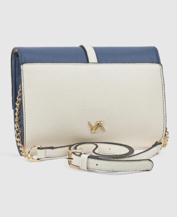 Verde Γυναικεία Τσάντα Χιαστί 16-0008555 Μπλε