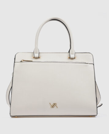 Verde Γυναικεία Τσάντα Χειρός 16-0008560 Εκρού