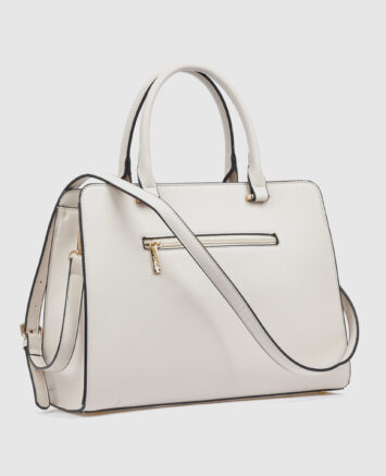 Verde Γυναικεία Τσάντα Χειρός 16-0008560 Εκρού