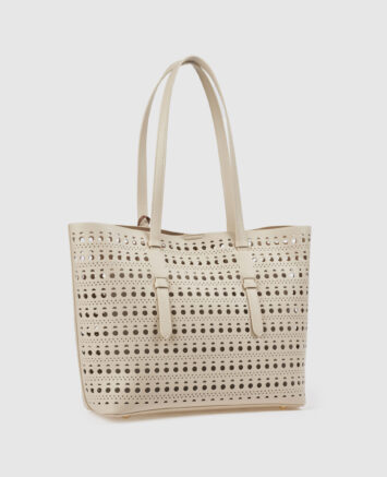 Verde Γυναικεία Τσάντα Ώμου 16-0008570 Εκρού