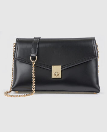 Verde Γυναικεία Τσάντα Χιαστί 16-0008574 Μαύρο Γυναικείες τσάντες