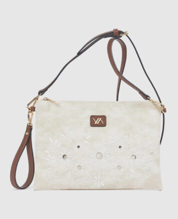 Verde Γυναικεία Τσάντα Χειρός 16-0008607 Εκρού Γυναικεία Τσάντα Χειρός