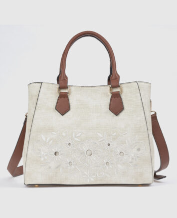 Verde Γυναικεία Τσάντα Χειρός 16-0008608 Εκρού Γυναικεία Τσάντα Χειρός