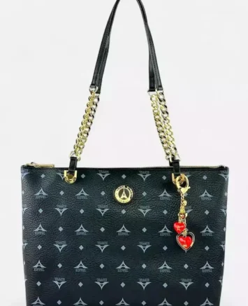 LA TOUR EIFFEL ΤΣΑΝΤΑ ΩΜΟΥ N36-241052-1 ΜΑΥΡΗ