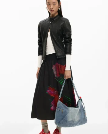 DESIGUAL ΤΣΑΝΤΑ ΩΜΟΥ SAXD27/5005 ΤΖΙΝ