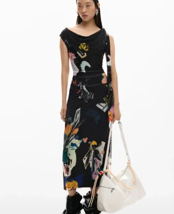 DESIGUAL ΤΣΑΝΤΑ ΩΜΟΥ SAXPA7/1008 ΕΚΡΟΥ